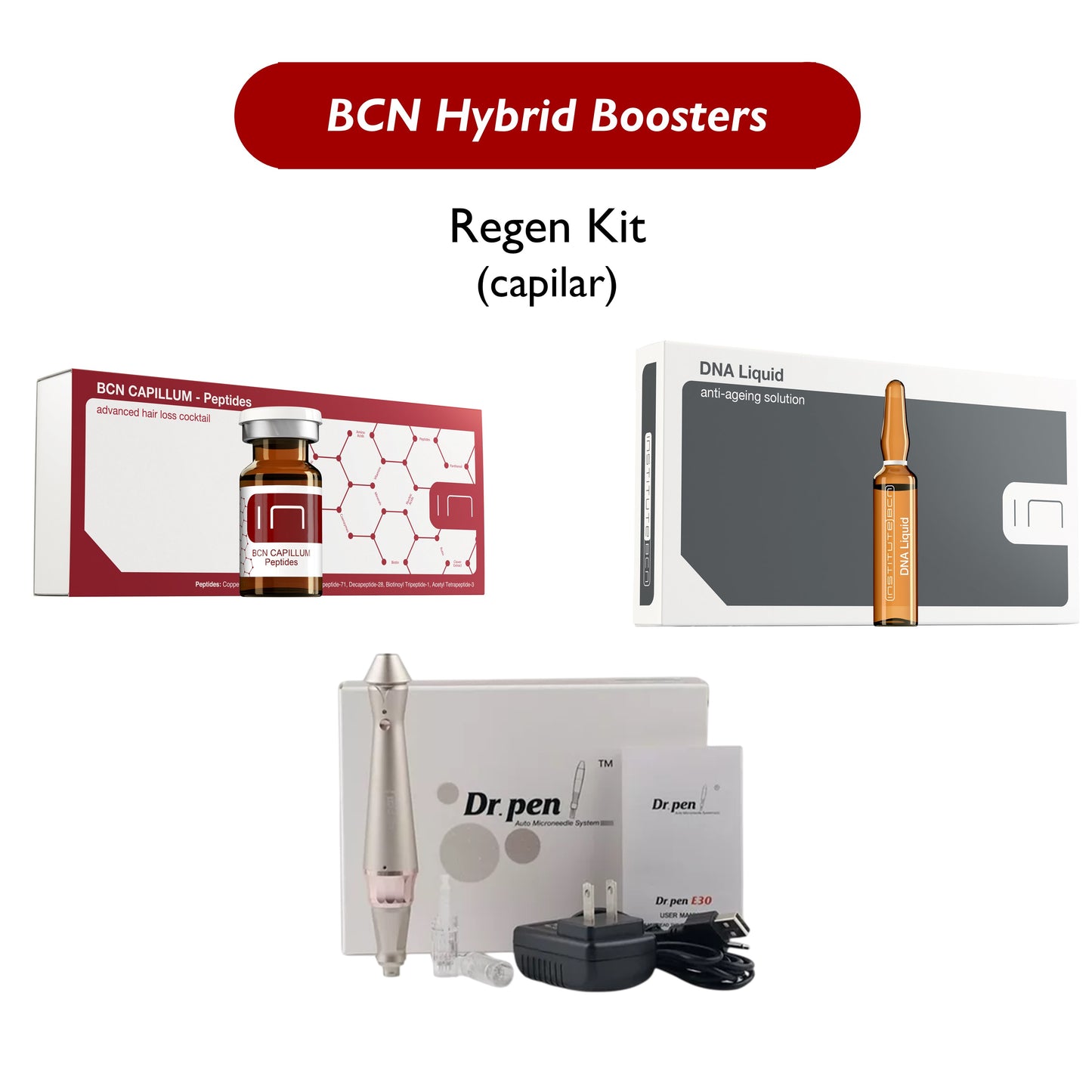 Kit BCN Hybrid Boosters – Regen (capilar)